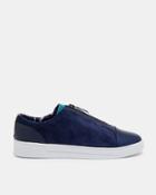 Ted Baker Zip Detail Leather Sneakers