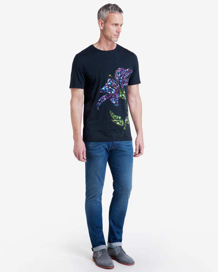 Ted Baker Tall Tapered Fit Jeans Light Wash