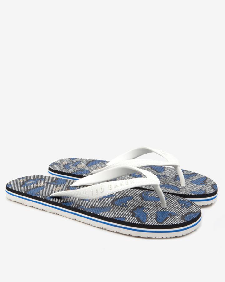 Ted Baker Printed Flip Flops