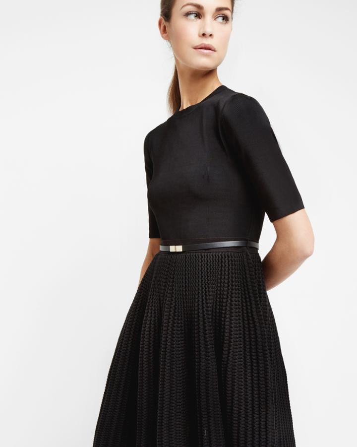 Ted Baker Knitted Full Skirt Dress