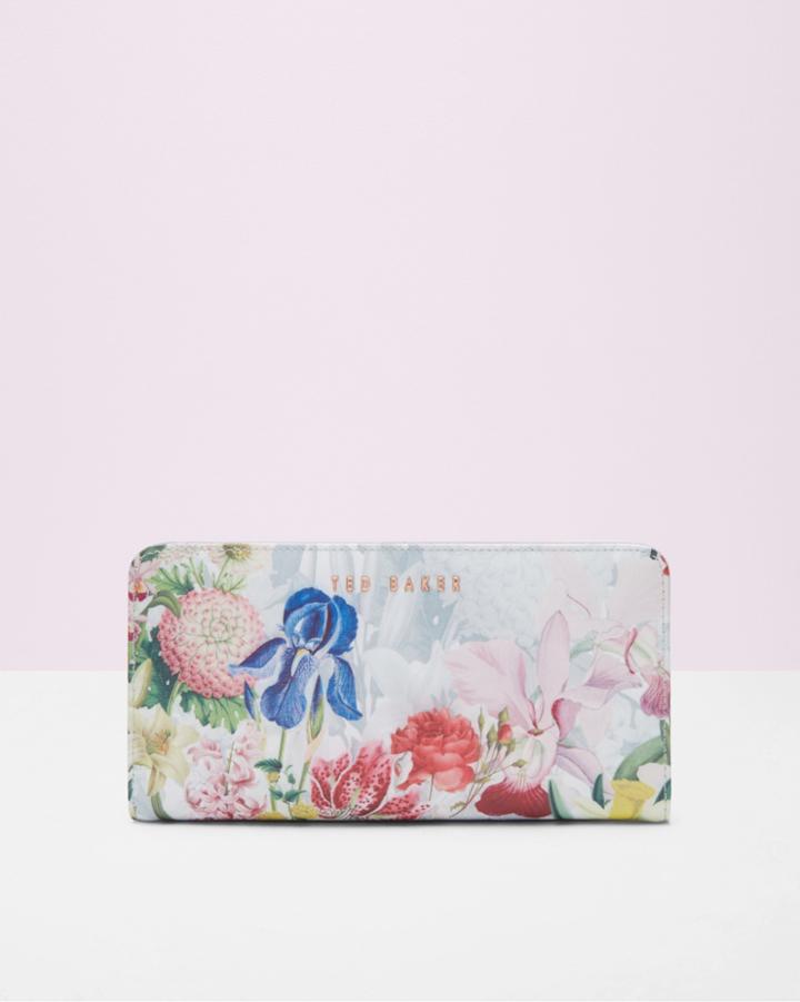 Ted Baker Encyclopedia Leather Matinee Purse Ivory