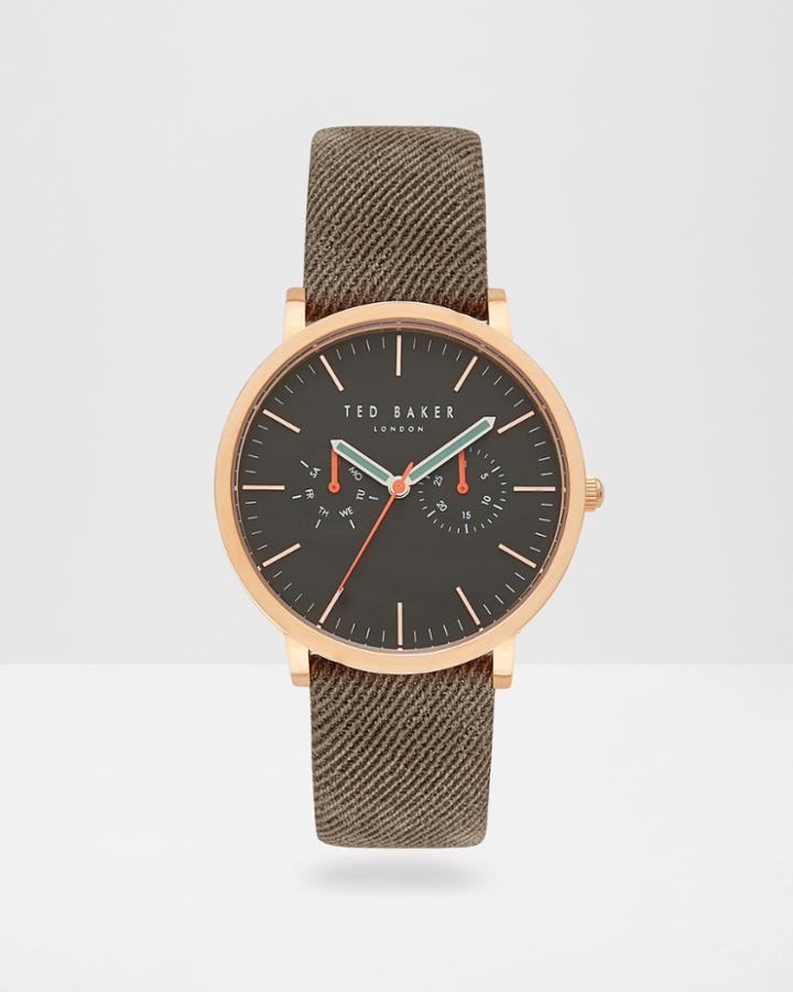 Ted Baker Chronograph Leather Watch