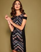 Ted Baker Cotton Reel Cut-out Bodycon Dress