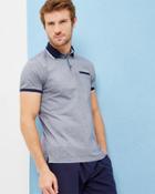 Ted Baker Striped Cotton Polo Shirt