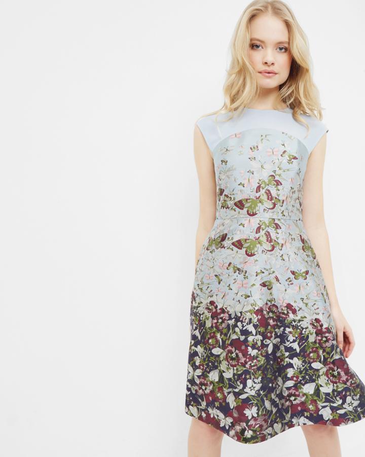 Ted Baker Entangled Enchantment Jacquard Dress