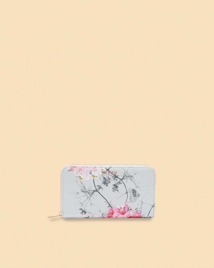 Ted Baker Babylon Leather Zip Matinee Purse