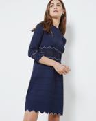 Ted Baker Scallop Edged Knitted Tunic Dress