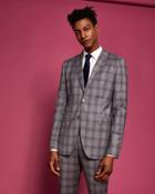 Ted Baker Slim Fit Checked Wool Suit Jacket