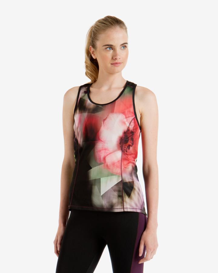 Ted Baker Racer Back Printed Sports Vest