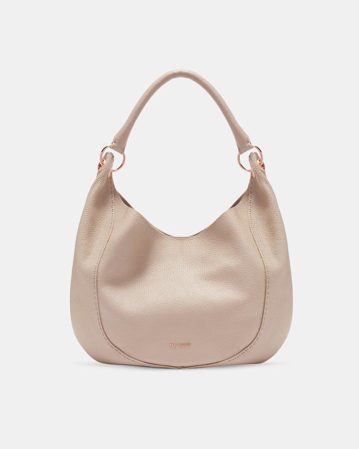 Ted Baker Knotted Handle Leather Hobo Bag