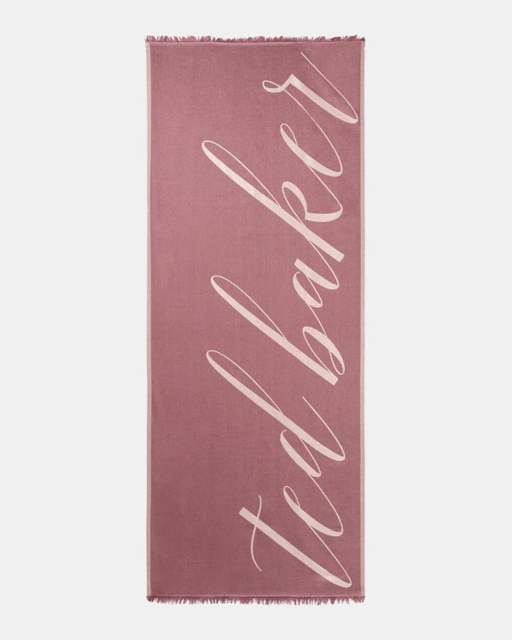 Ted Baker Woven Long Silk Scarf