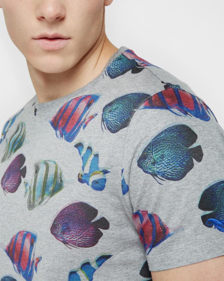 Ted Baker Fish Print T-shirt