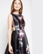 Ted Baker Ethereal Posie Print Cut-out Dress