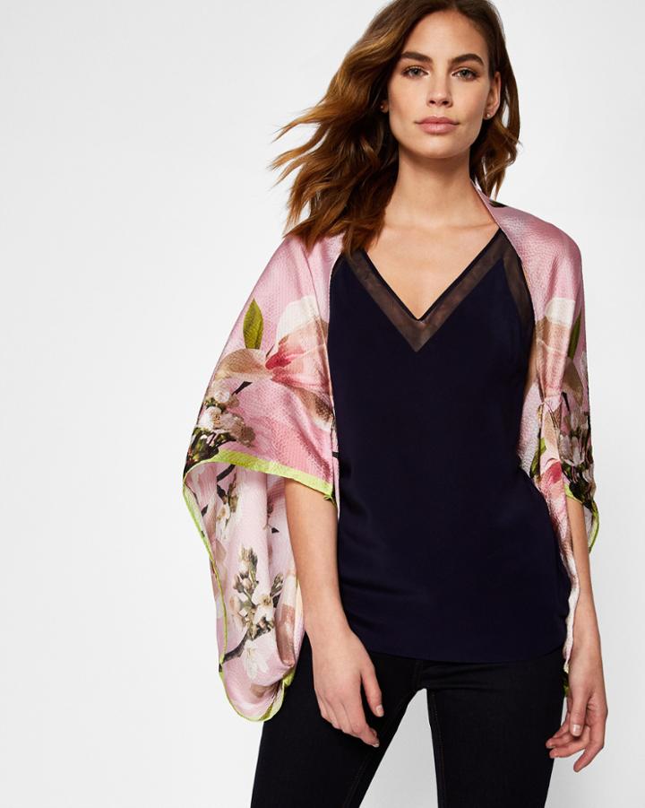 Ted Baker Harmony Small Silk Cape Scarf