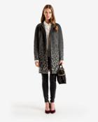 Ted Baker Exotic Print Cocoon Coat