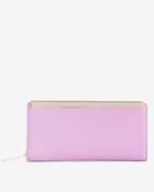 Ted Baker Leather Bar Matinee Purse Pale