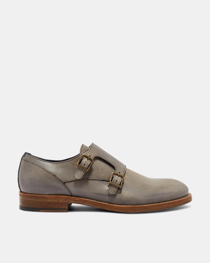 Ted Baker Italian Leather Monk Shoes