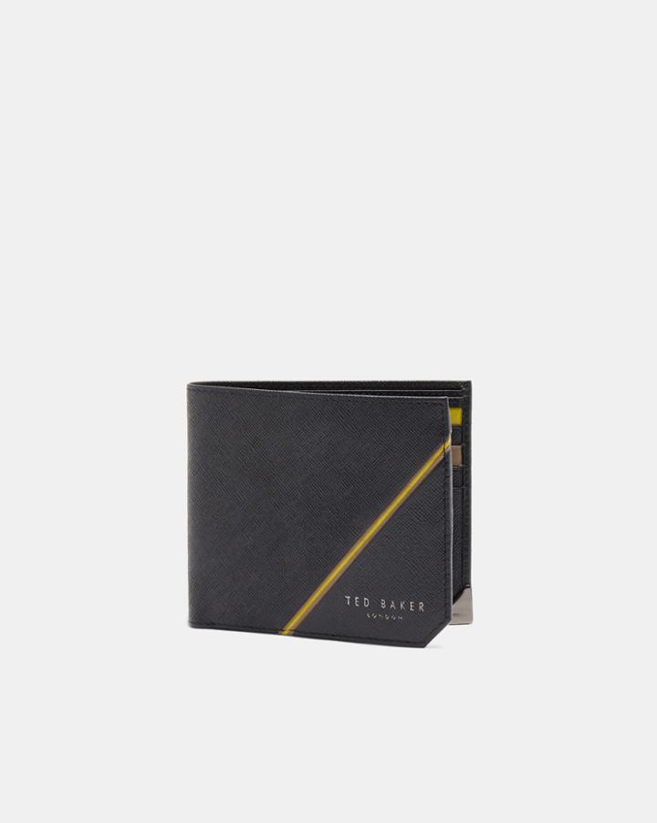 Ted Baker Corner Detail Leather Bi-fold Wallet