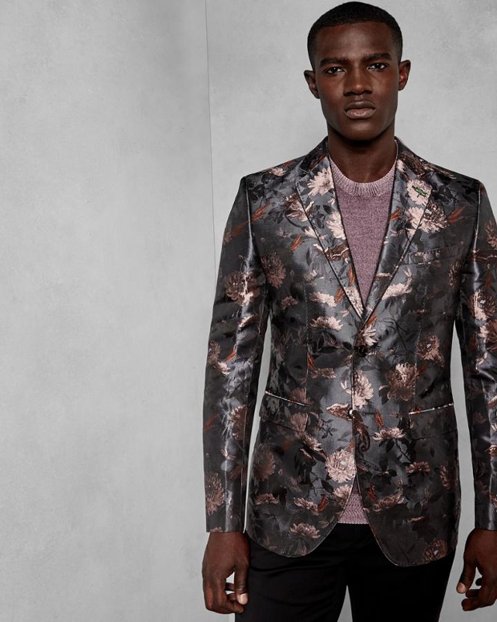 Ted Baker Global Floral Jacquard Jacket