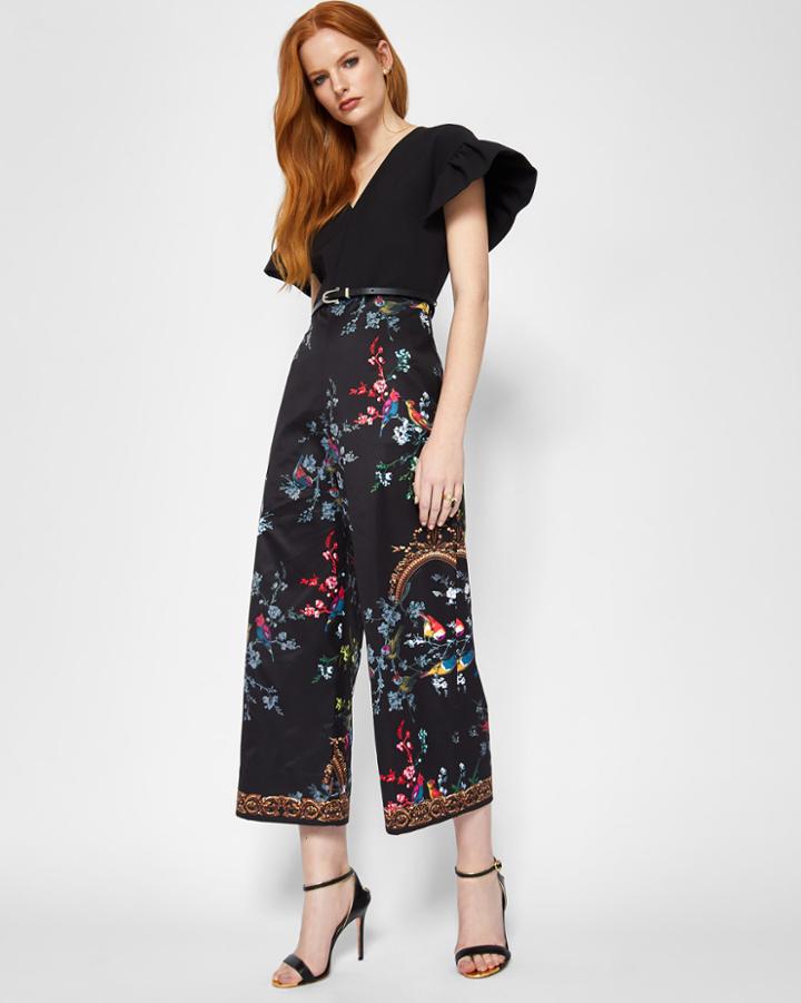 Ted Baker Opulent Fauna Culotte Jumpsuit