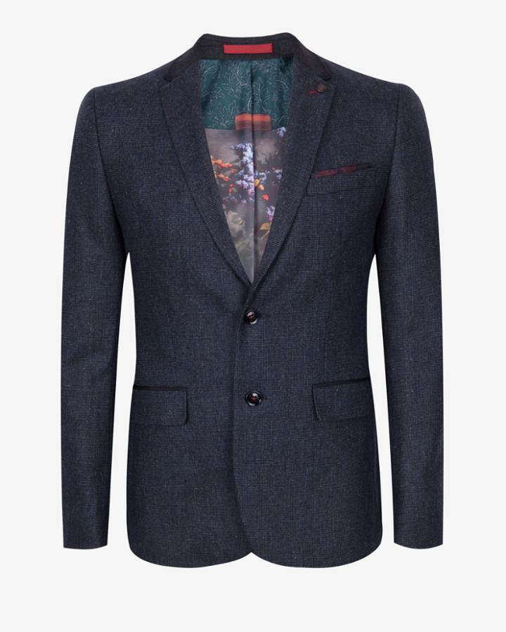Ted Baker Micro Design Wool Jacket