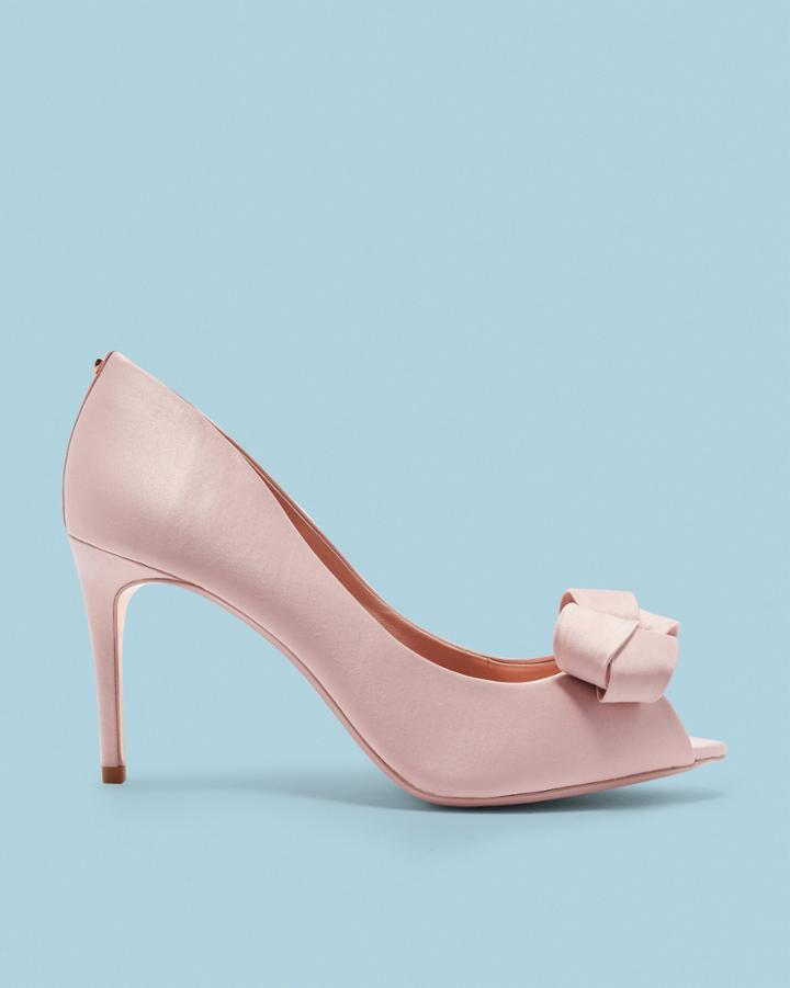 Ted Baker Bow Trim Peep Toe Courts