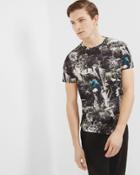 Ted Baker Parrot Printed Cotton T-shirt