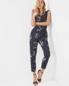 Ted Baker Entangled Enchantment Collared Jumpsuit