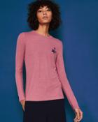 Ted Baker Ribbed Top With Lurex Stars