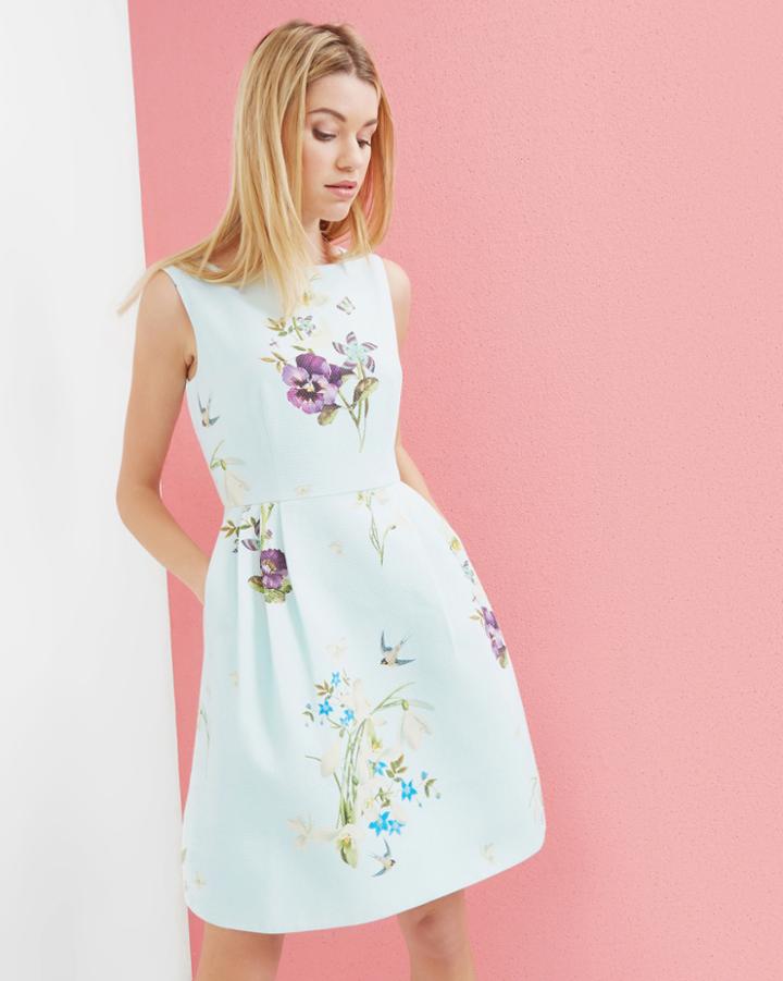 Ted Baker Spring Meadow Woven Skater Dress Baby