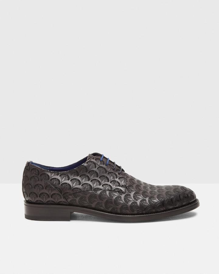 Ted Baker Embossed Leather Derby Shoes