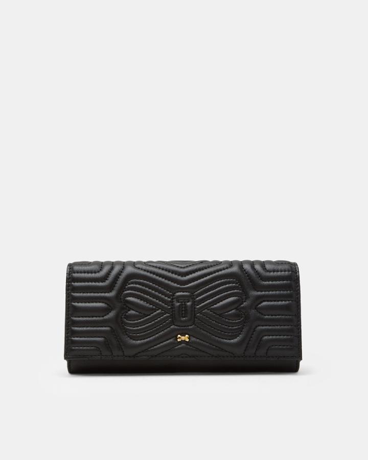 Ted Baker Quilted Bow Leather Wallet