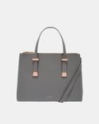 Ted Baker Large Leather Pebble Grain Tote Bag Mid
