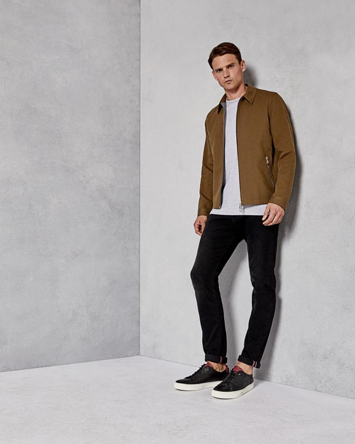 Ted Baker Zipped Cotton Jacket