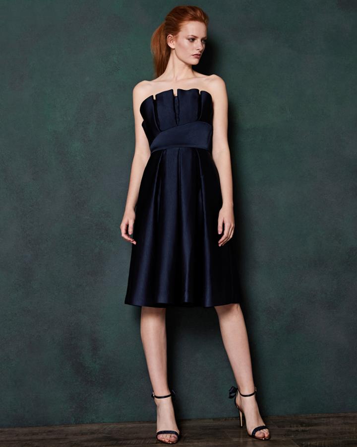 Ted Baker Pleated Bodice Full Skirt Dress