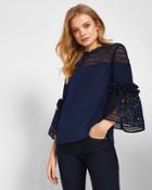 Ted Baker Lace Trim Top