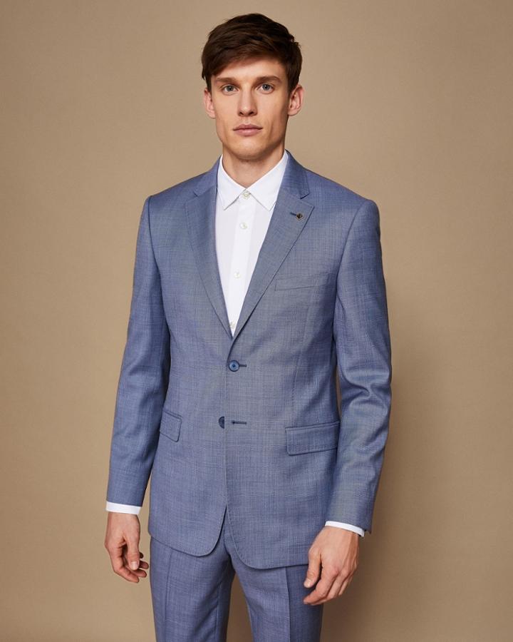 Ted Baker Slim Fit Plain Wool Suit Jacket