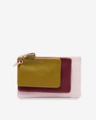 Ted Baker Color Block Leather Triple Pouch Bag