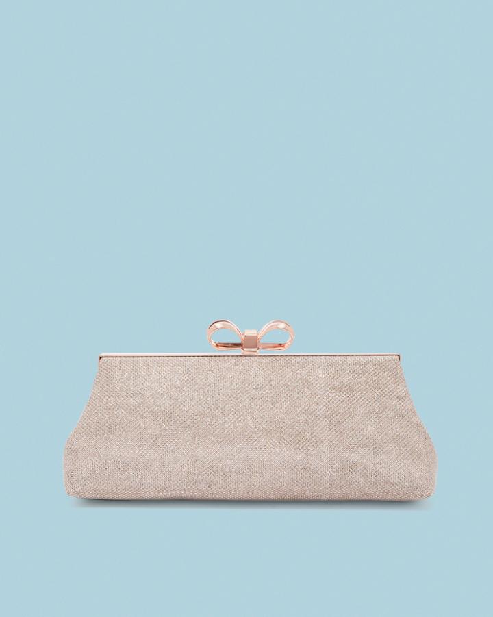 Ted Baker Glitter Bow Evening Bag