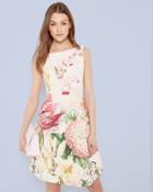 Ted Baker Encyclopedia Floral Pleated Dress
