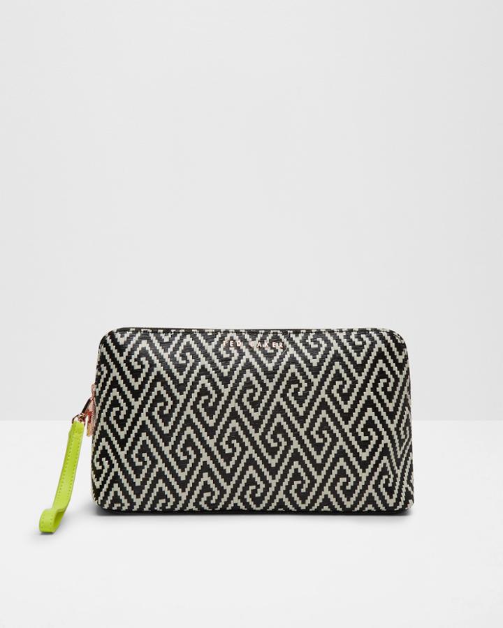 Ted Baker Woven Geo Large Wash Bag