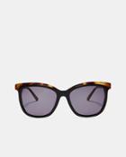 Ted Baker Square Tortoiseshell Trim Sunglasses