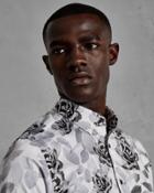 Ted Baker Rose Dot Leaf Print Cotton Shirt