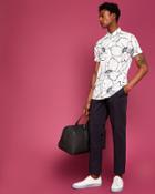Ted Baker Linear Floral Cotton Shirt