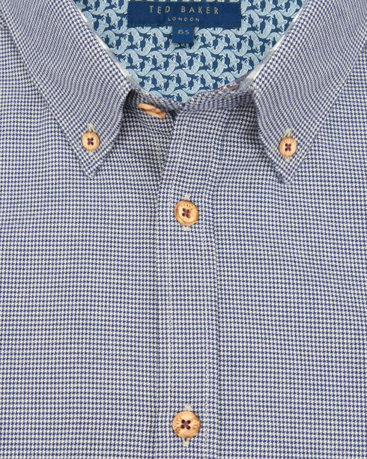 Ted Baker Dogtooth Print Shirt