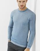 Ted Baker Textured Wool-blend Crew Neck Jumper