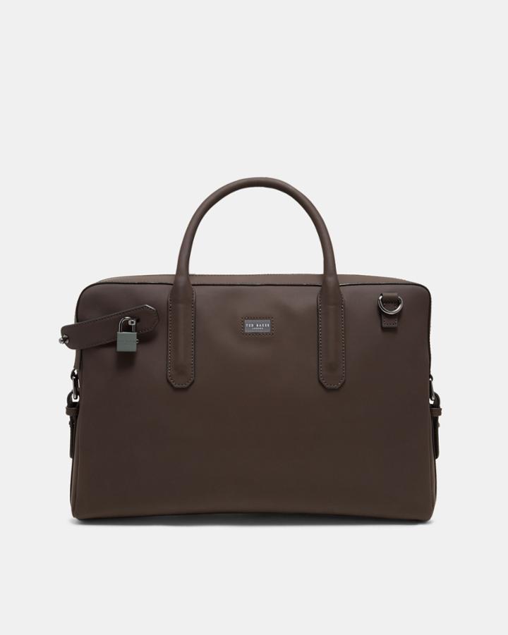 Ted Baker Rubberised Leather Document Bag