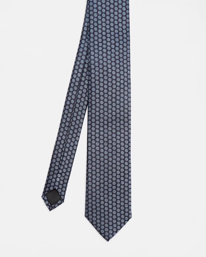 Ted Baker Button Motif Silk Tie