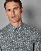 Ted Baker Sunflower Print Cotton Shirt