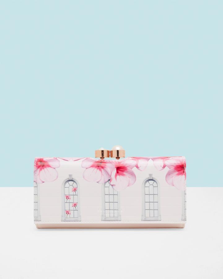 Ted Baker Window Box Leather Matinee Purse